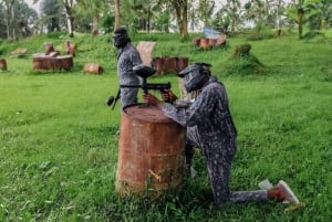 Ubud: Ayung-joen koskenlasku ja paintball-seikkailu lounaalla