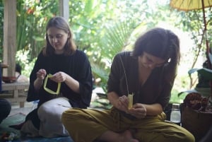 Ubud, Bali: tour de elaboración de canang, meditación y melukat