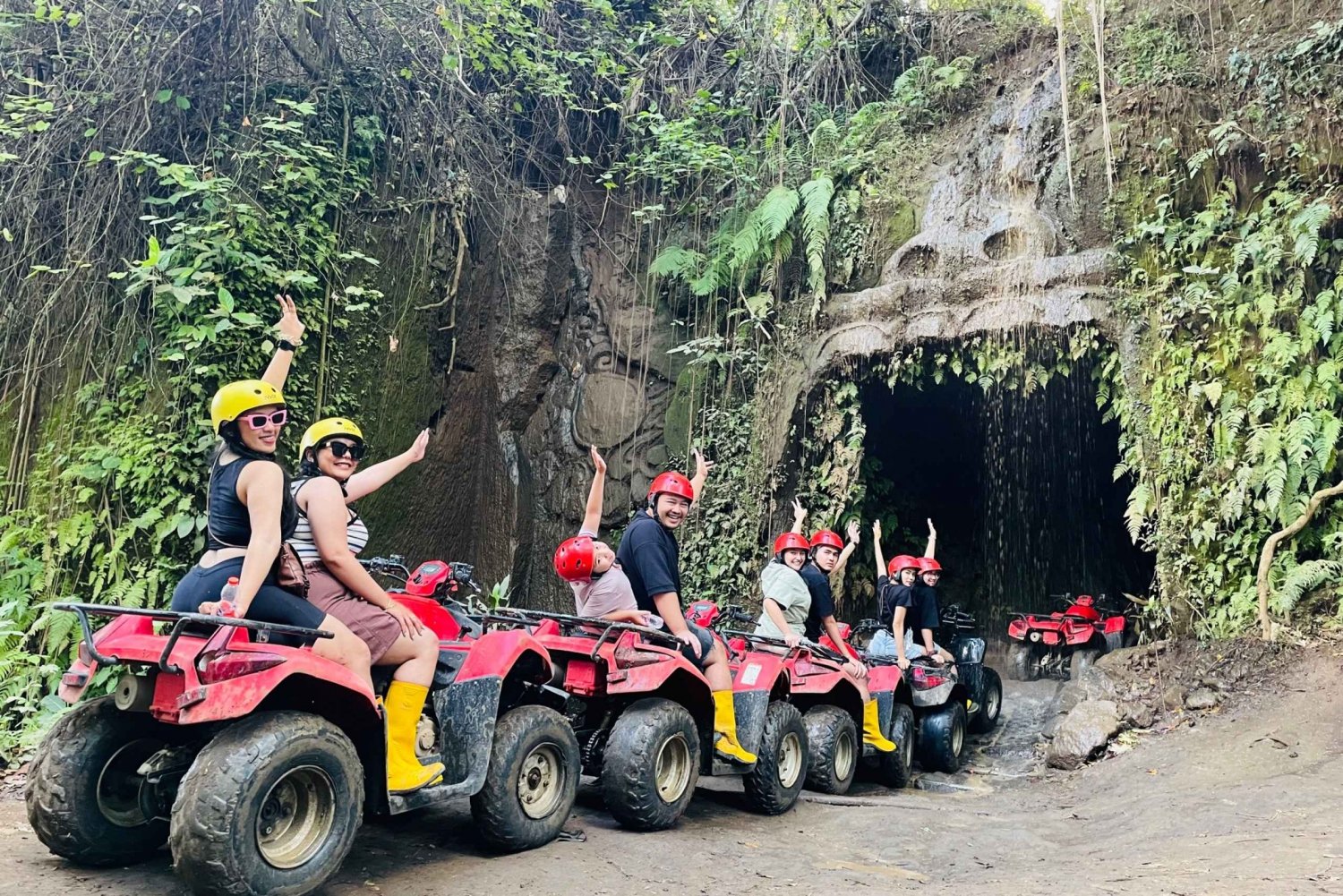 Ubud: Aventura en quad ATV Cara de Gorila con almuerzo
