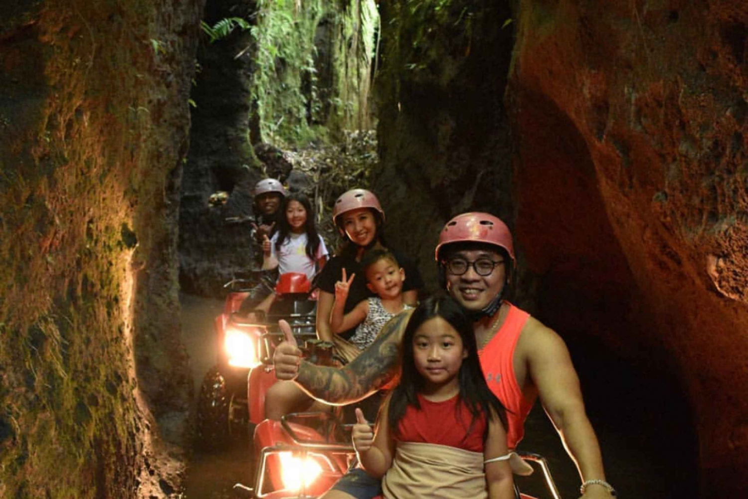 Ubud: Bali Jungle, River, Waterfall, and Cave Quad Bike Tour