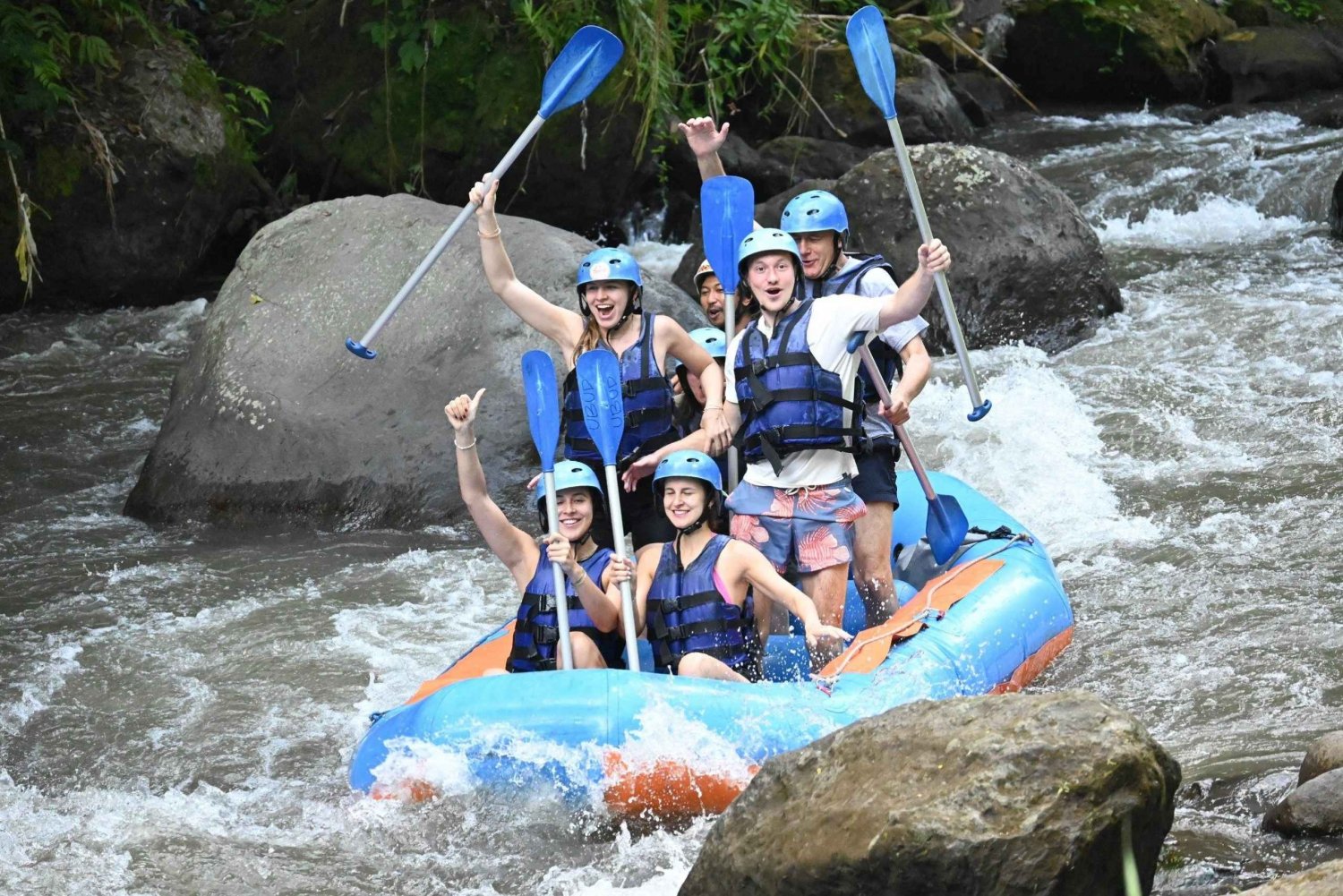 Ubud Ayung Rafting in acque bianche Bali
