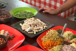 Ubud: balilainen ruoanlaittokurssi, riisipelto- ja markkinakierros