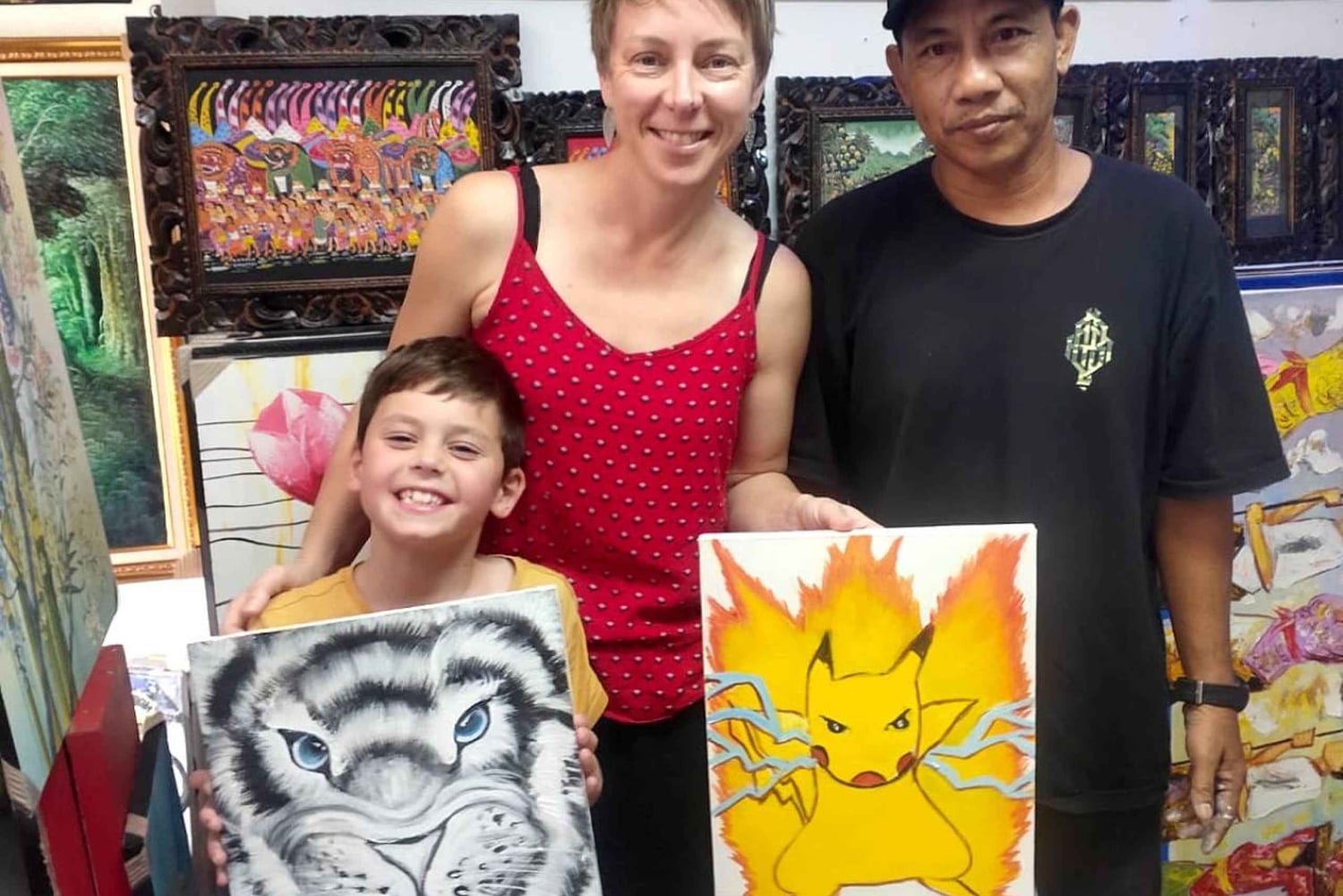 Ubud: Balinese schilderworkshop met een lokale kunstenaar