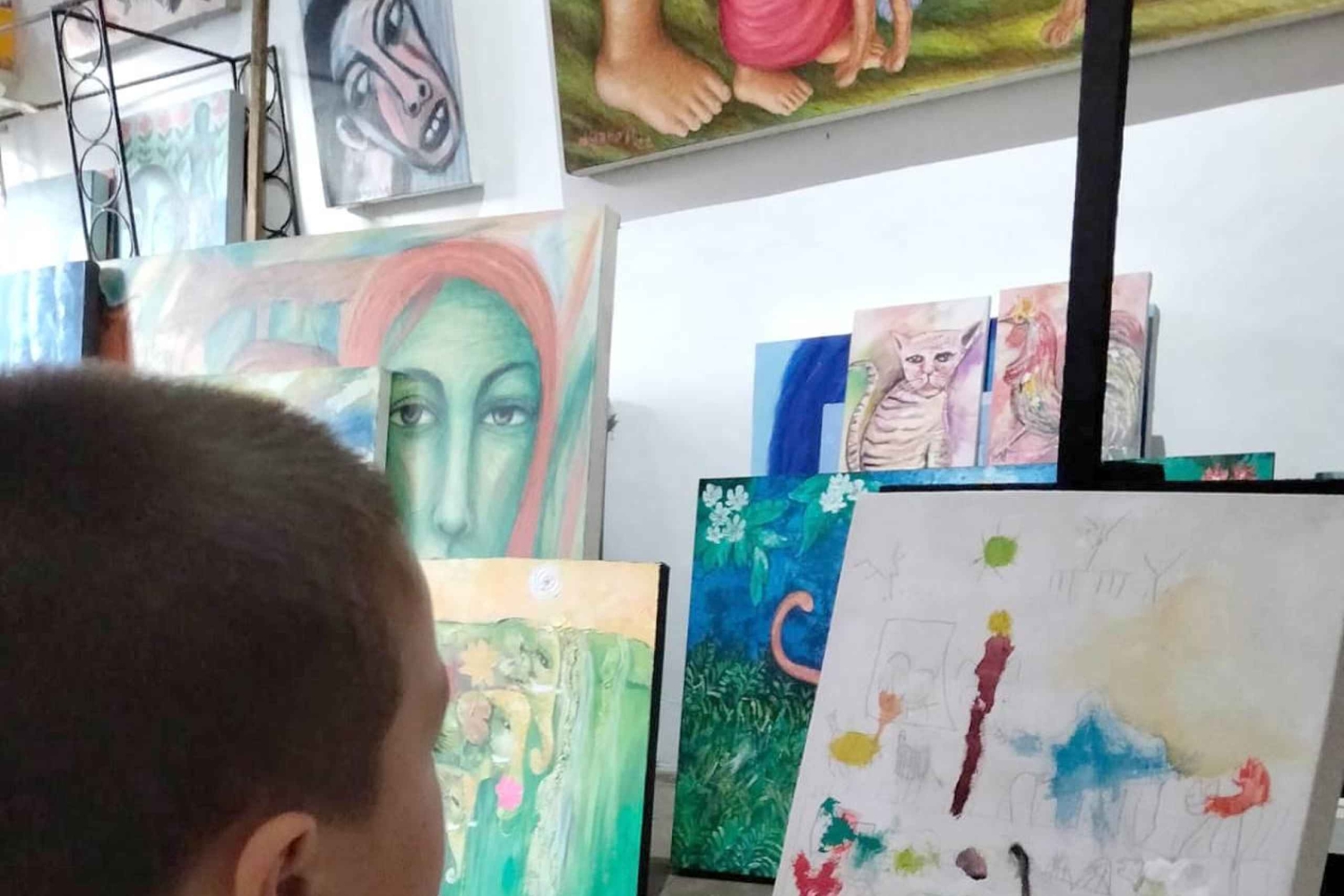 Ubud: Balinese schilderworkshop met een lokale kunstenaar