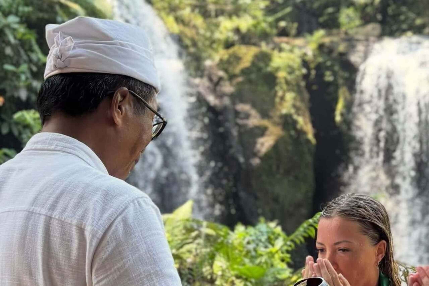 Ubud: Balinese Purification Ritual at Beji Griya Waterfall