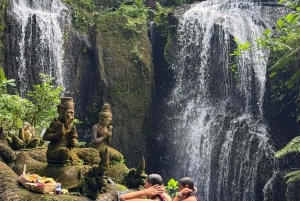 Ubud: Balinesisk renselsesritual ved Griya Beji-vandfaldet