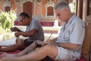 Ubud: Balinese Wood Carving Class & Rice Terrace Experience
