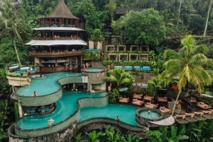 Ubud: Batur Cafe Sunrise, Zip-Line & Cretya Day Club Tour