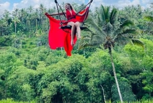 Ubud: Buggy Ride, Zipline och Jungle Swing Tour