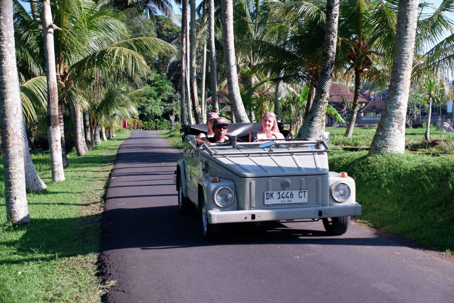 Ubud: Klassinen VW-safari vesiputoukselle, keinuille ja riisiterasseille