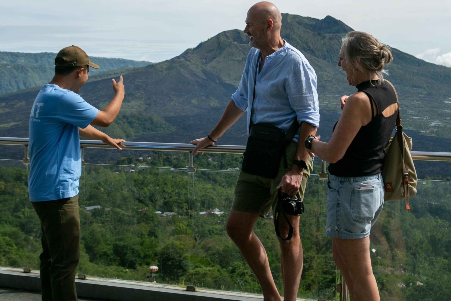 Ubud: Downhill Cycling with Volcano, Rice Terraces, and Meal