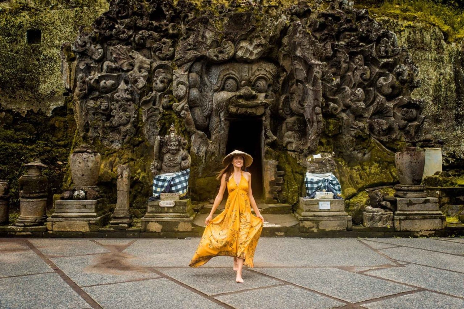 Ubud : visite guidée de la grotte des éléphants et de Pakerisan, classés au patrimoine mondial de l'UNESCO