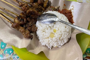 Ubud: Tour gastronomico del mercato notturno di Gianyar con più di 17 degustazioni