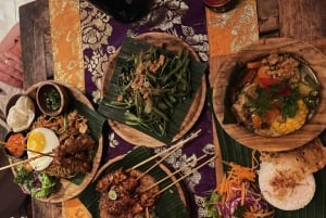 Ubud: Wycieczka kulinarna Gianyar Night Market z ponad 17 degustacjami