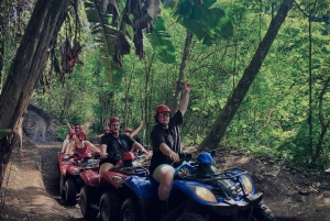 Ubud: Gorilla Face ATV & Batur Natural Hotspring with Lunch