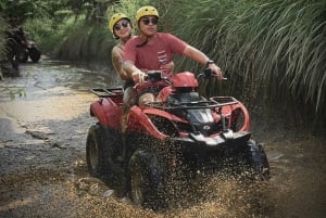 Ubud: Gorilla Face ATV & Batur Natural Hotspring with Lunch