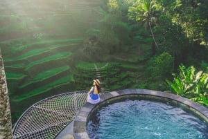 Ubud : visite privative avec tyrolienne et piscine Cretya