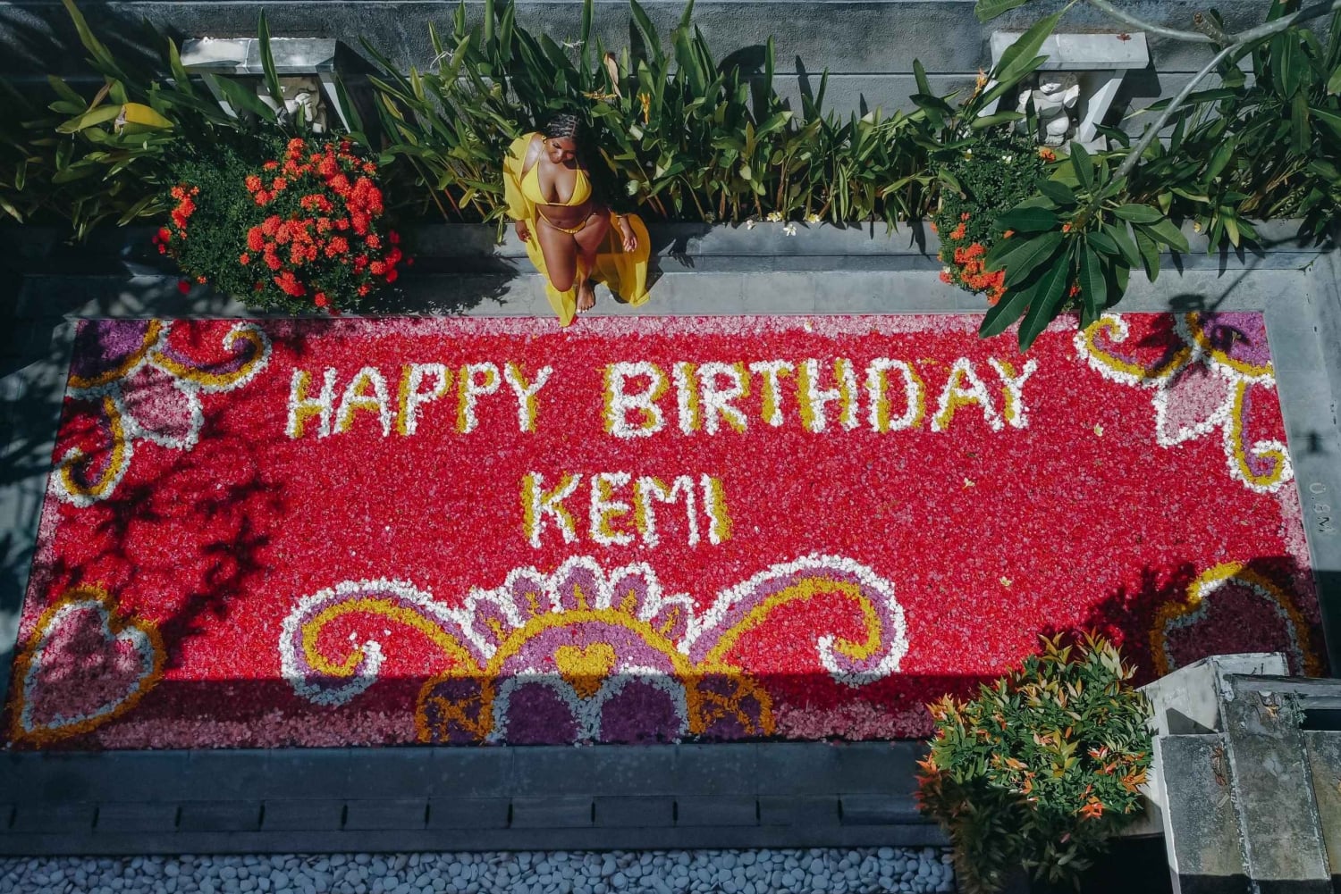 Sesión de fotos profesional en hotel o resort de Ubud con edición