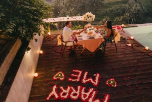 ウブドのホテルまたはリゾートでプロの写真撮影（編集付き