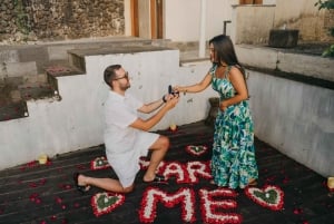 Sesión de fotos profesional en hotel o resort de Ubud con edición