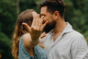 Sesión de fotos profesional en hotel o resort de Ubud con edición