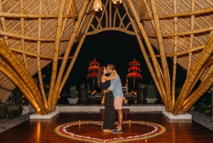 Sesión de fotos profesional en hotel o resort de Ubud con edición