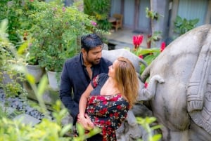 Sesión de fotos profesional en hotel o resort de Ubud con edición