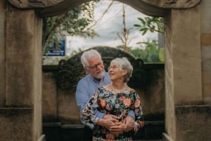 Sesión de fotos profesional en hotel o resort de Ubud con edición