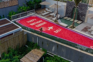 Sesión de fotos profesional en hotel o resort de Ubud con edición