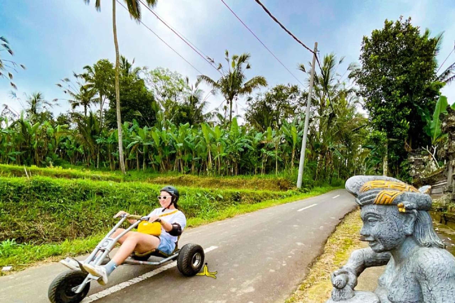 Ubud: Jungle Cart Adventure with Guide