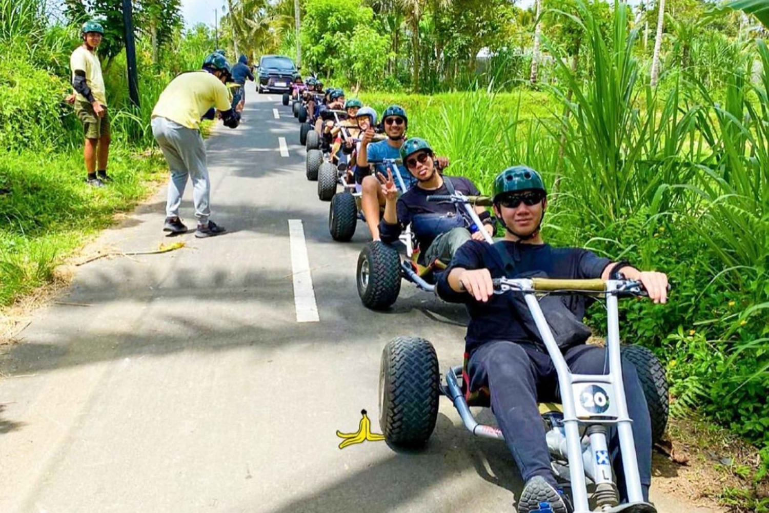 Ubud: Jungle Cart Adventure with Guide