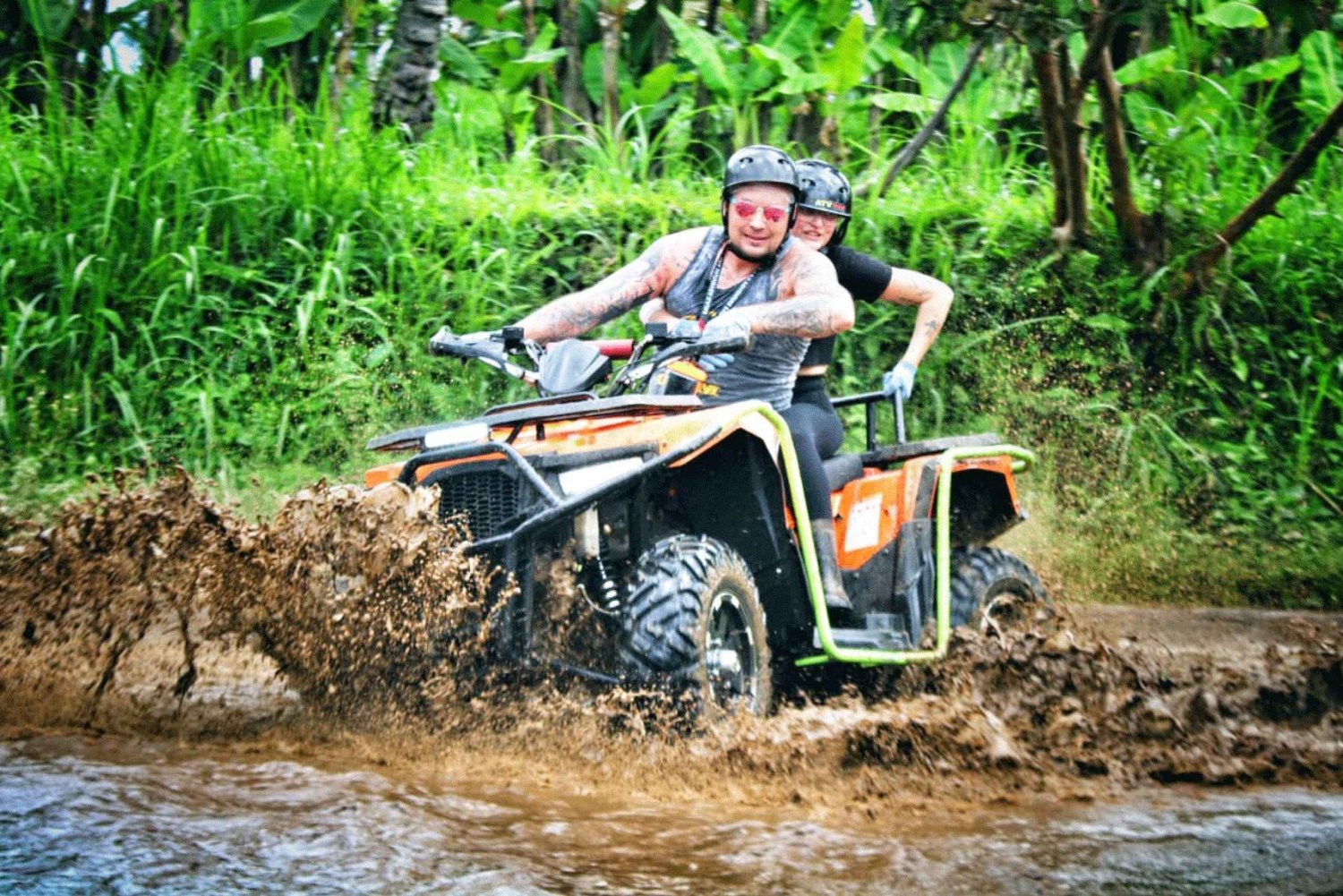Ubud ; Jungle, rivière, forêt de bambous et circuits boueux en quad