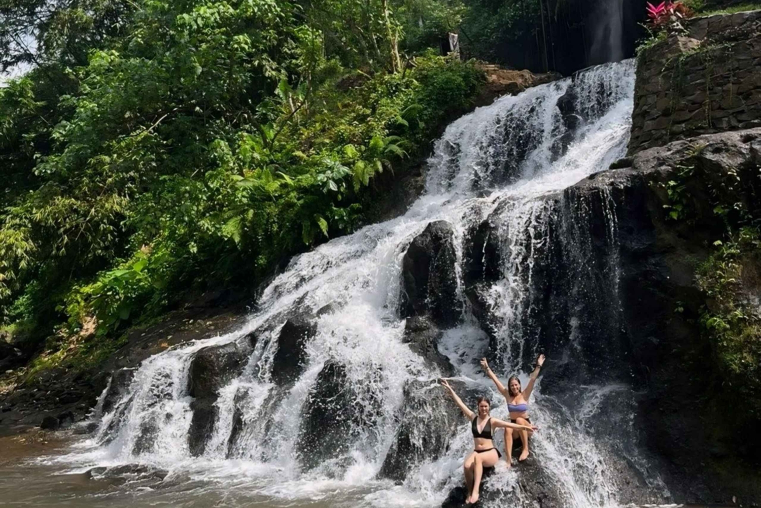Ubud: Cascate di Kanto Lampo, altalena della giungla, terrazza di riso