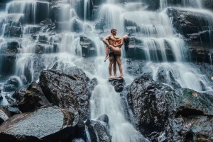 Ubud: Cascate di Kanto Lampo, altalena della giungla, terrazza di riso