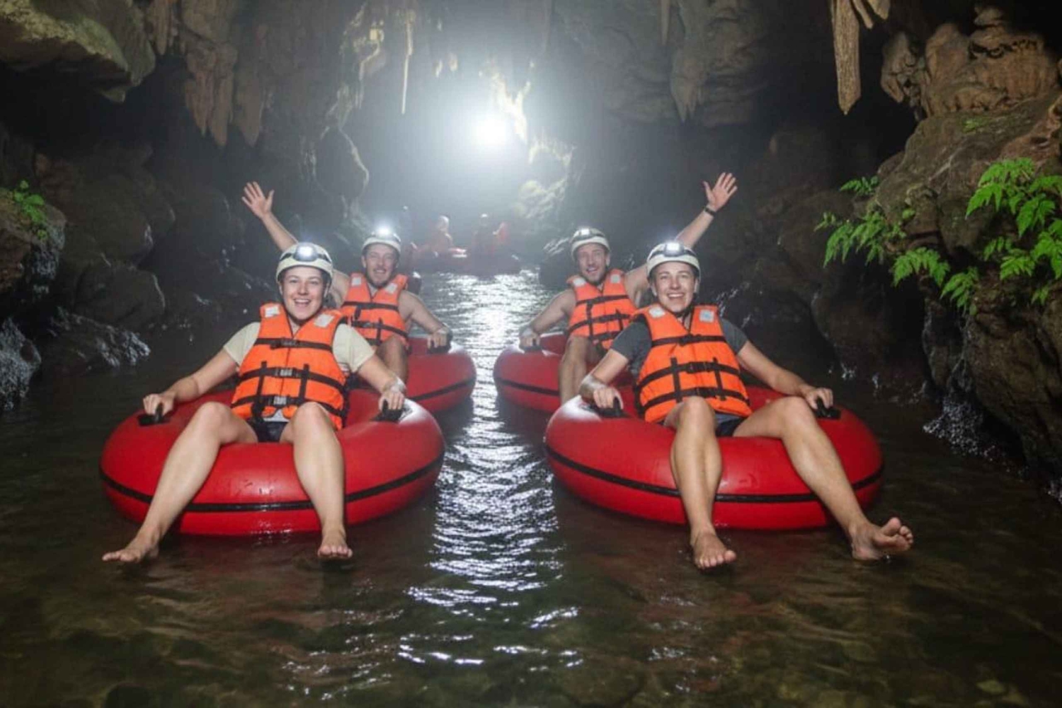 Ubud: river tubing nella grotta e zipline tra le risaie