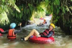 Ubud: river tubing nella grotta e zipline tra le risaie