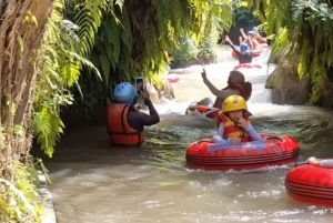 Ubud: river tubing nella grotta e zipline tra le risaie