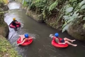 Ubud: river tubing nella grotta e zipline tra le risaie