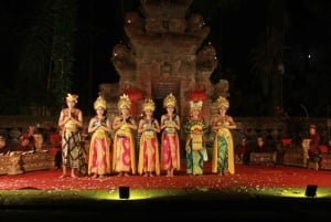 Ubud: Biljett till Legong Lasem eller Ramayana-balett