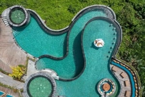 Ubud: Melukat at Griya Taman Beji Waterfall & Cretya DayClub