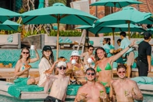 Ubud: Melukat at Griya Taman Beji Waterfall & Cretya DayClub