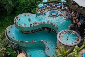 Ubud: Melukat at Griya Taman Beji Waterfall & Cretya DayClub