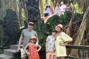 Ubud Monkey Forest, Rice Terrace, Swing, Temple & Waterfall