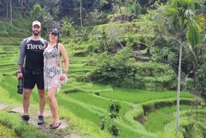 Ubud Monkey Forest, Rice Terrace, Swing, Temple & Waterfall