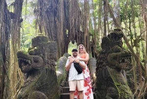 Ubud Monkey Forest, Rice Terrace, Swing, Temple & Waterfall