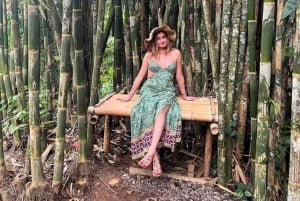 Ubud: Apekogen, tempel, risterrasser, skjult fossefall