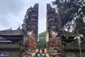 Ubud: Apekogen, tempel, risterrasser, skjult fossefall