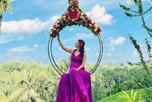 Ubud: Monkey Forest, Waterfall, Ricefield & Swing Activity