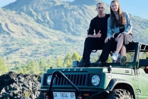 Ubud: Mount Batur Jeep Sunrise and Natural Hot Spring Tour