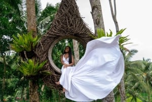 Ubud: Photography Private Tour Rice Terrace Waterfall Swing